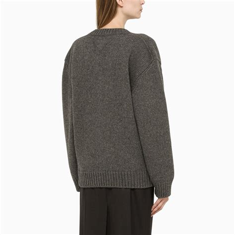 prada gray sweater